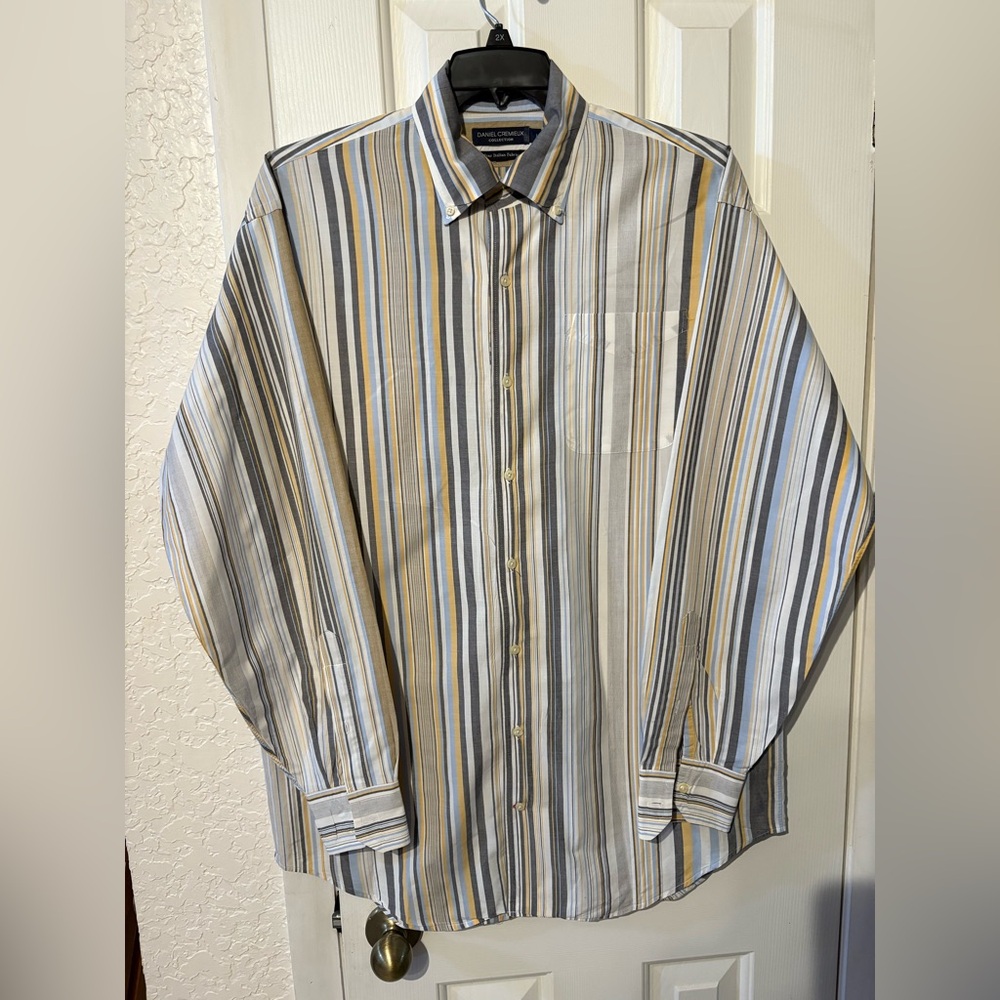 Daniel Cremieux Multicolor‎ Striped Button Down Shirt